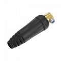 Tig Welding Cable Panel Connector Plug Quick Fitting Dkj 35-50 Black 4pcs 