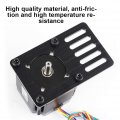 Qiilu Nema23 Stepper Motor Bracket Mount Cnc Mounting Plate Fixed 3d Printer Accessories