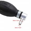 X Autohaux 8mm Black Rubber Vacuum Petrol Oil Fuel Line Pump Hand Primer Bulb For Car Boat