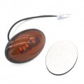 Gzyf Liru Car Auto Oval Side Marker Light For Bus Truck Trailer Lorry Tractor Camper Motorhome Pickup Boat Van Caravan Rv