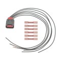 Electrical Connector For Mercury Mariner 2009 2010 2011 Oval Plastic Male With Metal Blade Terminals Push On Attachment 