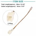 Acropix Car Speaker Connector Harness Adapter Fit For Nissan Altima Pack Of 2 White