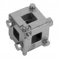 Kimiss Disc Brake Piston Car Rear Retractor Tool Wind Back Cube Calliper Adaptor Silver Caliper