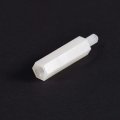 Uxcell M3x24mm 6mm Male-female Hex Nylon Pcb Motherboard Spacer Standoff For Fpv Drone Quadcopter Pc Circuit Board White 150pcs