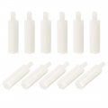 Uxcell M3x24mm 6mm Male-female Hex Nylon Pcb Motherboard Spacer Standoff For Fpv Drone Quadcopter Pc Circuit Board White 150pcs