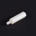 Uxcell M3x24mm 6mm Male-female Hex Nylon Pcb Motherboard Spacer Standoff For Fpv Drone Quadcopter Pc Circuit Board White 150pcs 