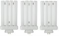 Fluorescent Light Tube 4 Pin Gx10q Base 27 Watt 3000k Warm White 1500 Lumens Pack Of 3 
