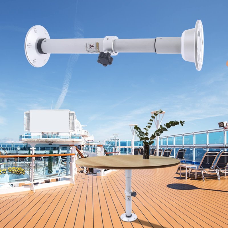 Adjustable Leg Table Pedestal Stand 50-71 8 Cm 19 68-28 26 Inch Rv Marine Boat Base Detachable Legs