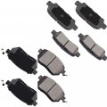 Ceramic Brakes Pads Ocpty Quick Stop Front Rear Brake Pad Fit For 03-05 Infiniti Fx35 Fx45 05-06 Nissan Altima 04-08 Maxima