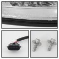 Acanii For 1997-2003 Ford F150 Pickup Flareside Chrome Housing Led Tail Lights Brake Lamps Pair Driver Passenger