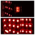 Acanii For 1997-2003 Ford F150 Pickup Flareside Chrome Housing Led Tail Lights Brake Lamps Pair Driver Passenger