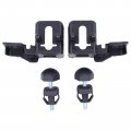 Motoku Pair Hood Bumper Stopper And Headlight Lamp Mount Bracket Set For Ford Fusion Mustang Expedition Lincoln Mkz 2013-2020