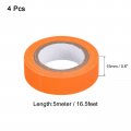Uxcell 4rolls Neon Gaffers Cloth Tape 0 6 Inch X 16 5 Ft Glow In The Dark Fluorescent Adhesive Black Light For Party Home