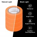Uxcell 4rolls Neon Gaffers Cloth Tape 0 6 Inch X 16 5 Ft Glow In The Dark Fluorescent Adhesive Black Light For Party Home