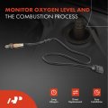 A-premium O2 Oxygen Sensor Compatible With Volkswagen Phaeton 2004 2005 2006 4 2l Downstream Left Right 2-pc Set Replace