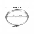 X Autohaux 4pcs Od 82mm To Id 72 6mm Aluminum Alloy Car Hub Centric Rings Wheel Bore Center Spacer
