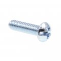 Prime-line Machine Screw Round Head Slotted Phillips Combo 8-32 X 5 8 In Zinc Plated Steel Pack Of 100 