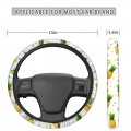 Forchrinse Red Ladybug Car Seat Cover Full Set For Women 8piece Steering Wheel Protector Seatbelt Covers Pads Vehicles Center