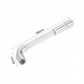 Uxcell 15mm Metric L Shaped Angled Hex Socket Wrench Chrome Plated Cr-v