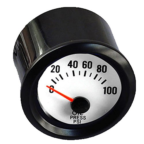 Oil Pressure Gauge 2 In 52mm Blue Led Light 12v Universal For Auto Automotive Motor Truck Boat Psi Meter Kit Pointer Cxcg18