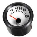 Oil Pressure Gauge 2 In 52mm Blue Led Light 12v Universal For Auto Automotive Motor Truck Boat Psi Meter Kit Pointer Cxcg18