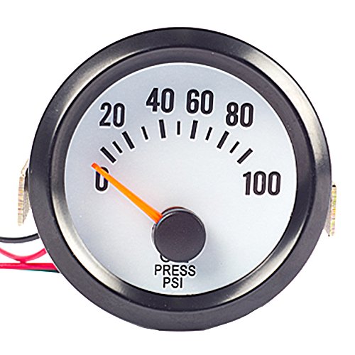 Oil Pressure Gauge 2 In 52mm Blue Led Light 12v Universal For Auto Automotive Motor Truck Boat Psi Meter Kit Pointer Cxcg18