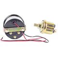 Oil Pressure Gauge 2 In 52mm Blue Led Light 12v Universal For Auto Automotive Motor Truck Boat Psi Meter Kit Pointer Cxcg18