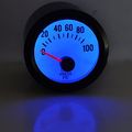 Oil Pressure Gauge 2 In 52mm Blue Led Light 12v Universal For Auto Automotive Motor Truck Boat Psi Meter Kit Pointer Cxcg18