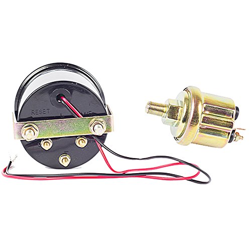 Oil Pressure Gauge 2 In 52mm Blue Led Light 12v Universal For Auto Automotive Motor Truck Boat Psi Meter Kit Pointer Cxcg18