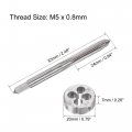 Uxcell M5 X 0 8mm Metric Tap And Die Set Machine Thread Screw With Rounding Kit For Nut Bolt Thread Repair