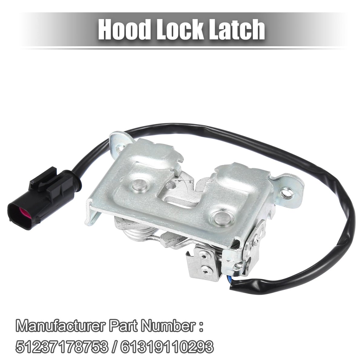 Engine Hood Catch Lock Latch For Bmw X5 E70 2006-2013 X6 E71 2007-2014 Replaces 51237178753 61319110293