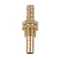 8mm Brass Hose Barb Fitting Connector Coupler For Joiner Air Water Fuel Pipe