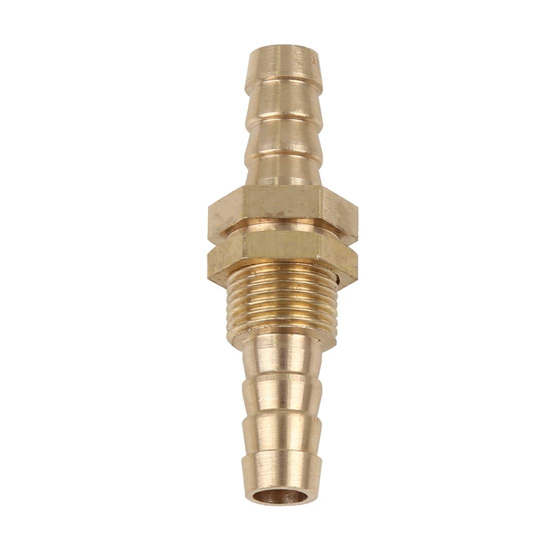 8mm Brass Hose Barb Fitting Connector Coupler For Joiner Air Water Fuel Pipe