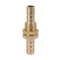 8mm Brass Hose Barb Fitting Connector Coupler For Joiner Air Water Fuel Pipe