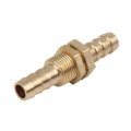 8mm Brass Hose Barb Fitting Connector Coupler For Joiner Air Water Fuel Pipe