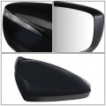 Ma1321206 Factory Style Passenger Right Side Mirror Manual Folding Power Adjust Turn Signal Compatible With Mazda Cx-3 16-19