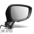 Ma1321206 Factory Style Passenger Right Side Mirror Manual Folding Power Adjust Turn Signal Compatible With Mazda Cx-3 16-19