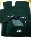 Infiniti Details About 2009 To 2012 Fx35 Factory Oem Carpeted Floor Mats Complete 3 Piece Set -black 