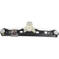 Power Window Regulator Rear Driver Side For Mercedes Benz C230 2002 2005 Replacement Mb1550112 2037300346 Direct Fit Without