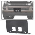 G-plus Front License Plate Bracket Compatible With Ford F250 F350 Super Duty 2020 2021 2022 Black Holders Lc3z-17a385-ab