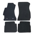 Velour Floor Mats For Subaru Impreza Forester 2008 2014 Custom Fit Black Carpet Front And Rear Bottom Liners Anti Slip All 