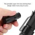 Pocket Led Mini Flashlight Ultra Small Torch Highlowstrobe Modes For Night Walk Camping Aluminium Alloy Black 1 X Cr123a