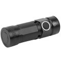 Pocket Led Mini Flashlight Ultra Small Torch Highlowstrobe Modes For Night Walk Camping Aluminium Alloy Black 1 X Cr123a