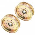 Caltric 2x Short Idler Pulley Compatible With Husqvarna 968999219 968999168 Zero-turn Mower