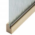 Groove Type Plastic Panel Retainer Fruitwood Color 25 Ft Pack 
