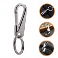 Totority 3pcs Key Chain Ring Hook Holder Fob Buckles Swivelchain Rings Spring Snap Hooks Birthday Party Gift For Men Stainless
