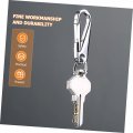 Totority 3pcs Key Chain Ring Hook Holder Fob Buckles Swivelchain Rings Spring Snap Hooks Birthday Party Gift For Men Stainless