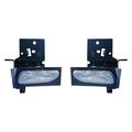 Ford Mustang Fog Light Assembly 1996 1997 1998 Pair Driver And Passenger Side Base Gt Mach1 Model Rectangular Fo2592181 