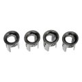 Park Sensor Retainer Bezels For Gmc Sierra 1500 2014 2015 2016 2017 2018 Black Plastic Clip On Attachment Pack Of 4 Front 