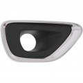 Jeep Grand Cherokee Fog Light Cover 2014 2015 2016 Passenger Side Black Chrome W Chrome Trim Dot Sae Compliance Ch1039147 